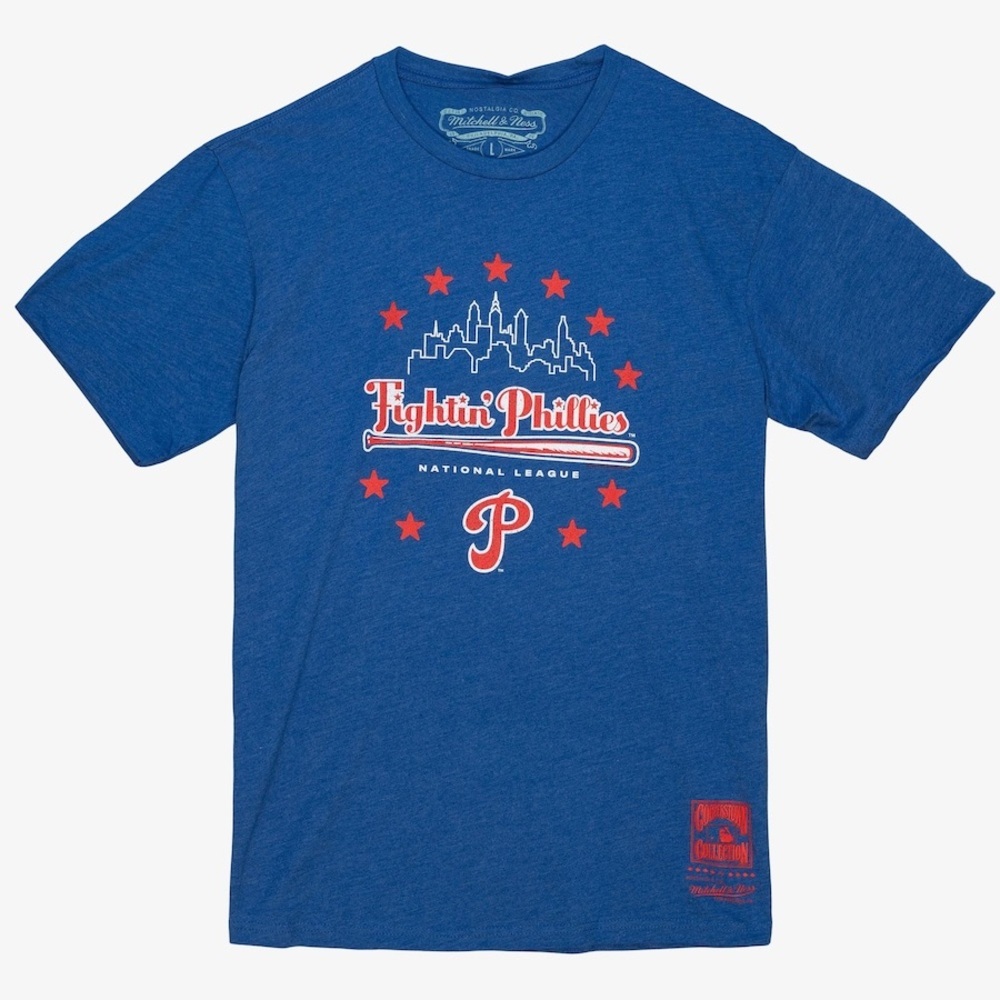 Men's Heather Royal Philadelphia Fightin' Phillies T-Shirt XL NEW with tags